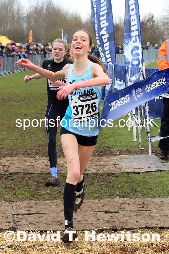 Girls Under-15s 2023 UK CAU Inter Counties Cross Country Champs, Prestwold Hall, Loughborough. Photo: David T. Hewitson/Sports for All Pics